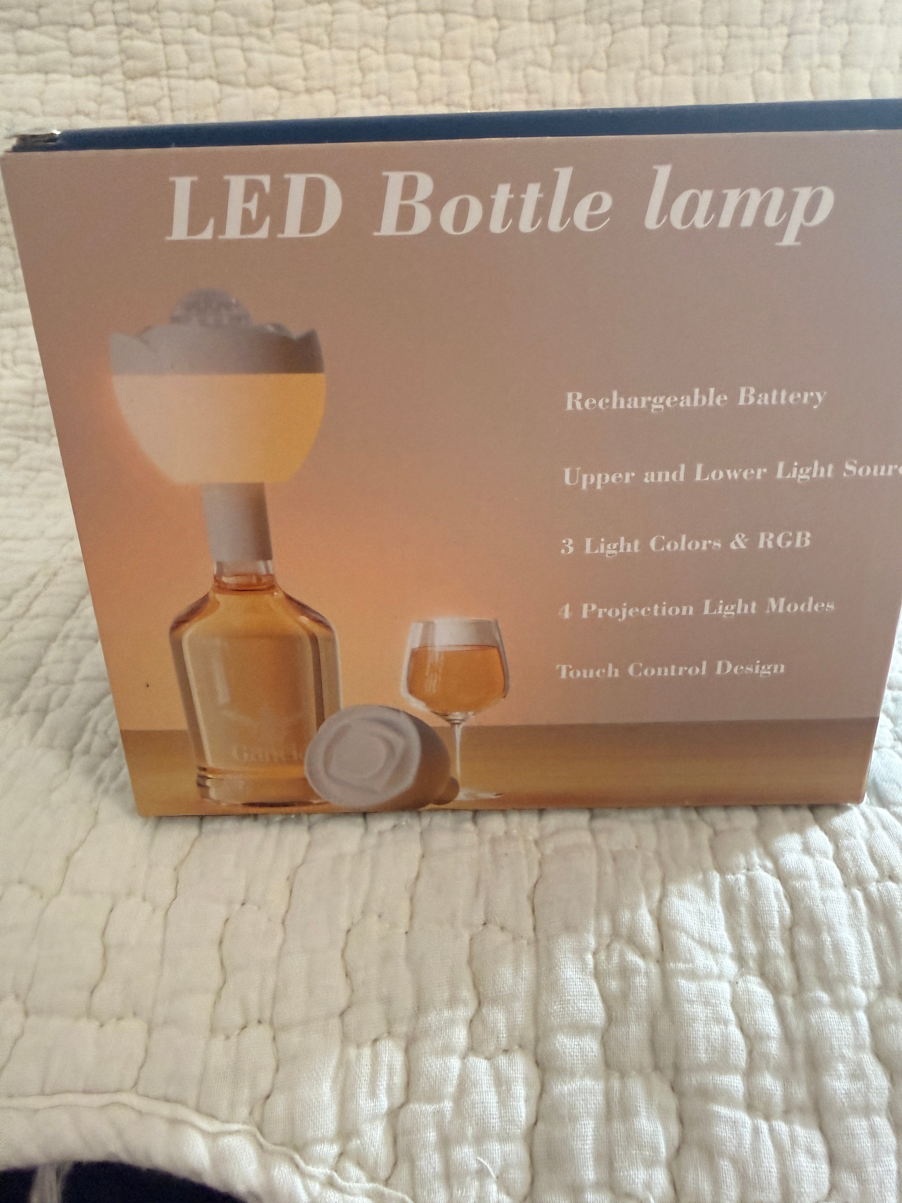 LED Bottle Lamp — package photo