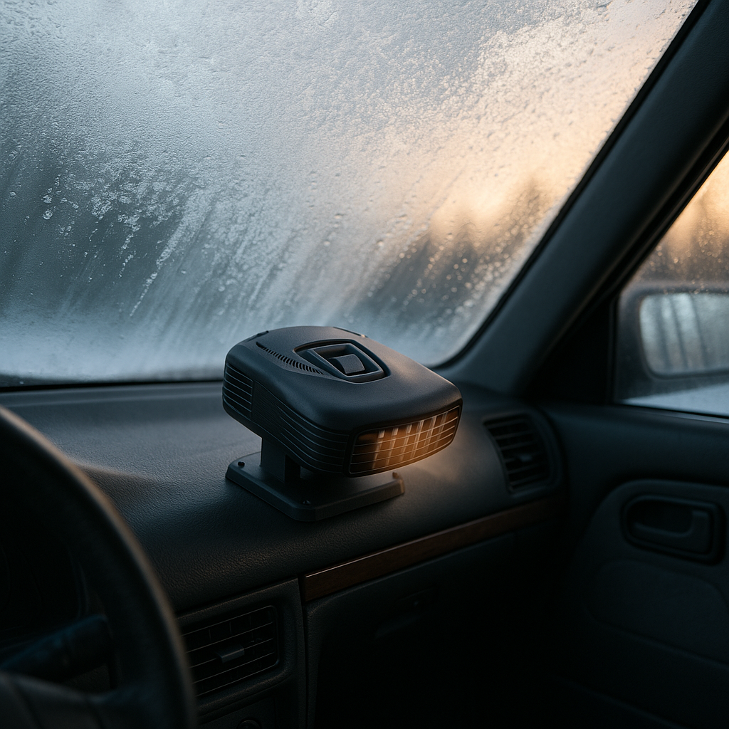 Auto Heater Fan XF-5009 12V Car Defroster Windshield Defogger Dashboard