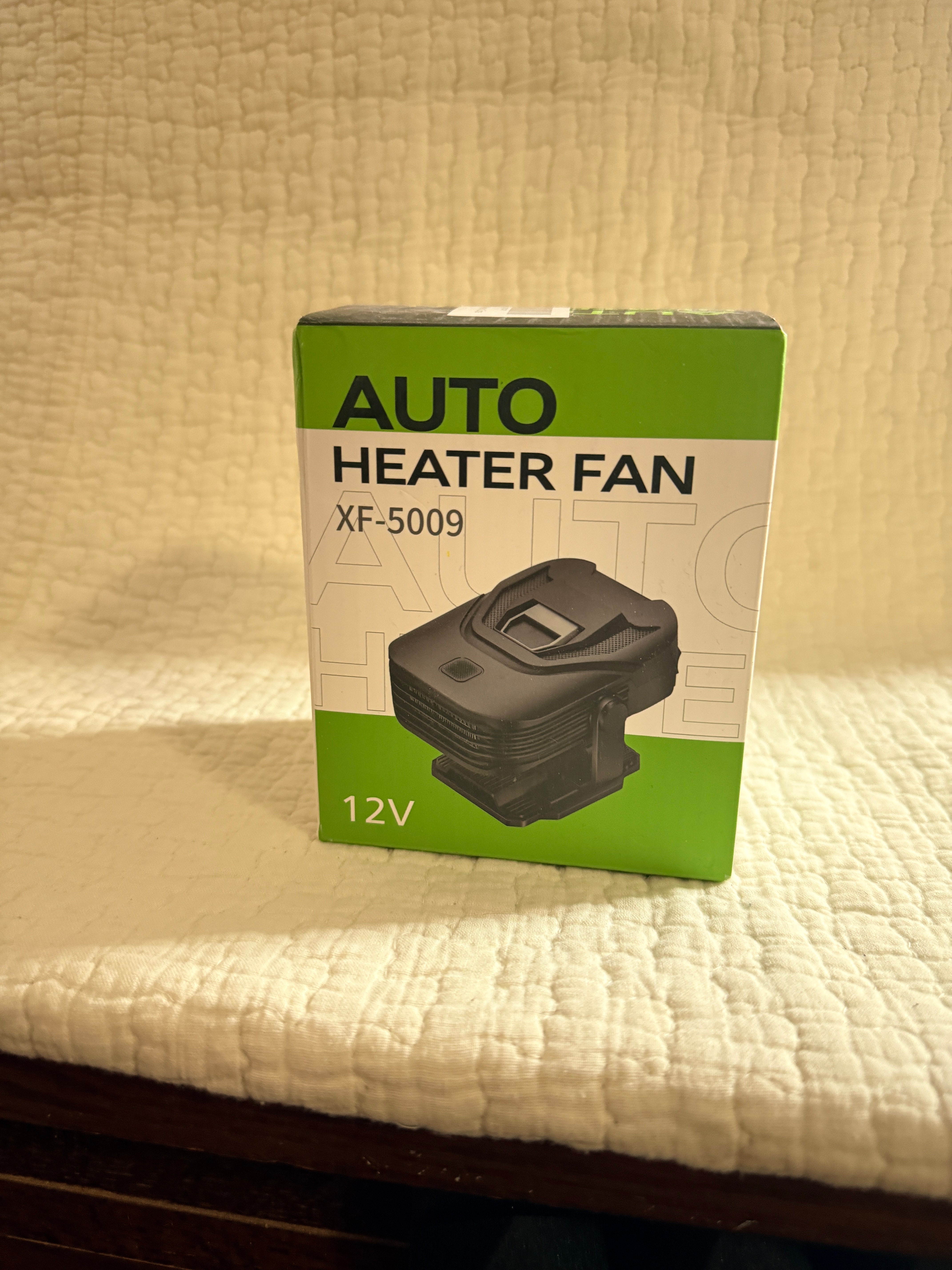 XF-5009 12V Auto Heater Fan retail box