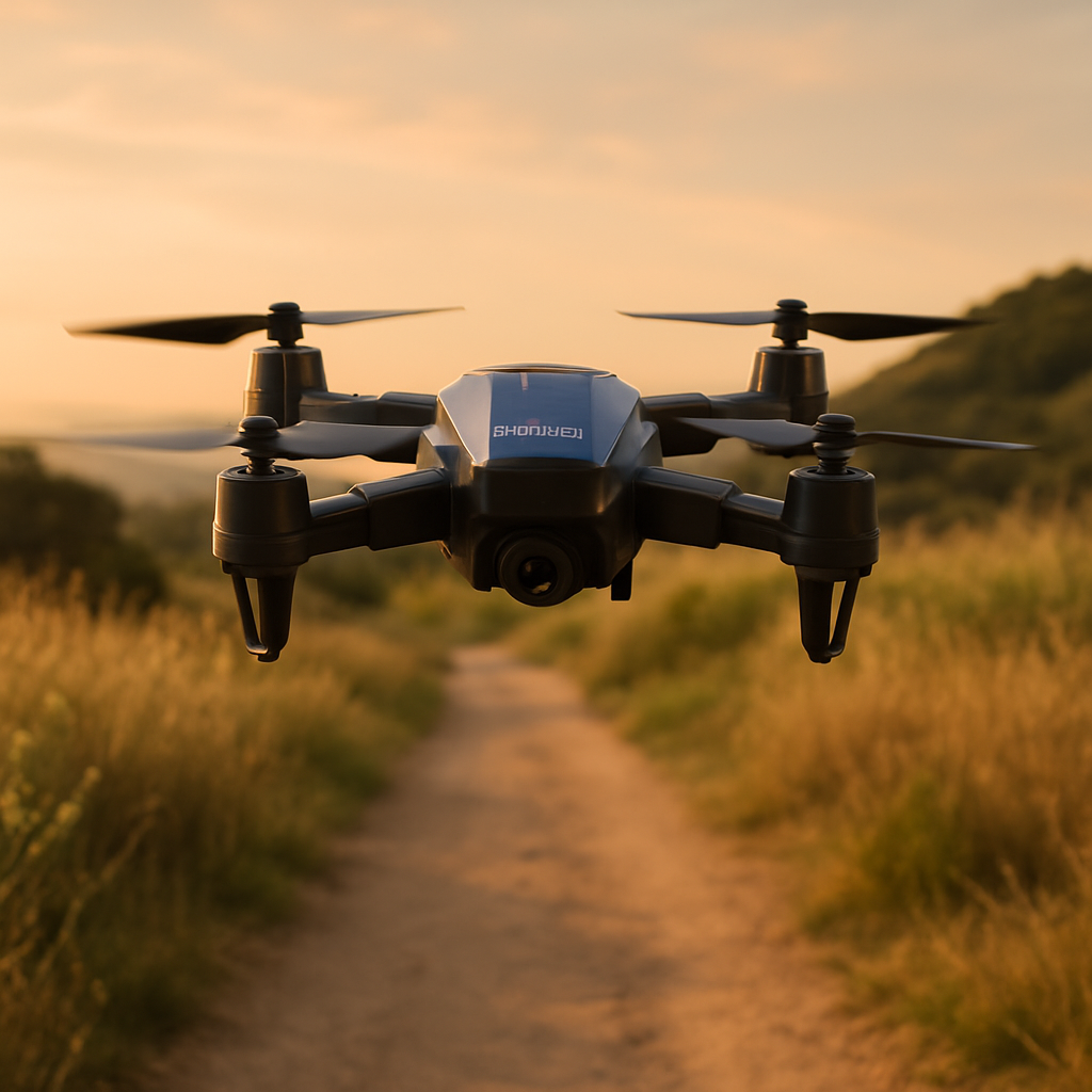WARRIOR II Foldable Pocket Drone Quadcopter Camera WiFi FPV Beginner Age 14+
