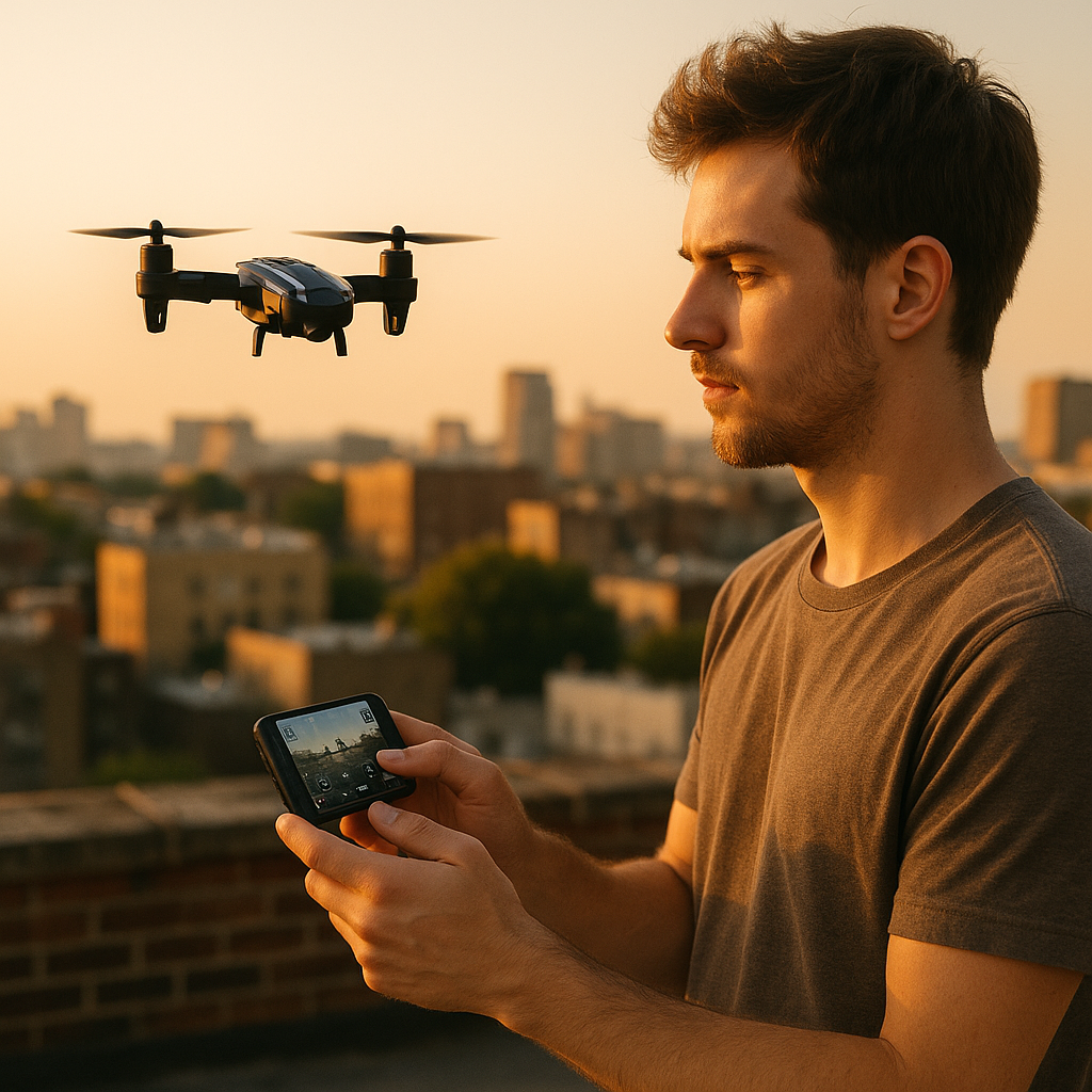 WARRIOR II Foldable Pocket Drone Quadcopter Camera WiFi FPV Beginner Age 14+