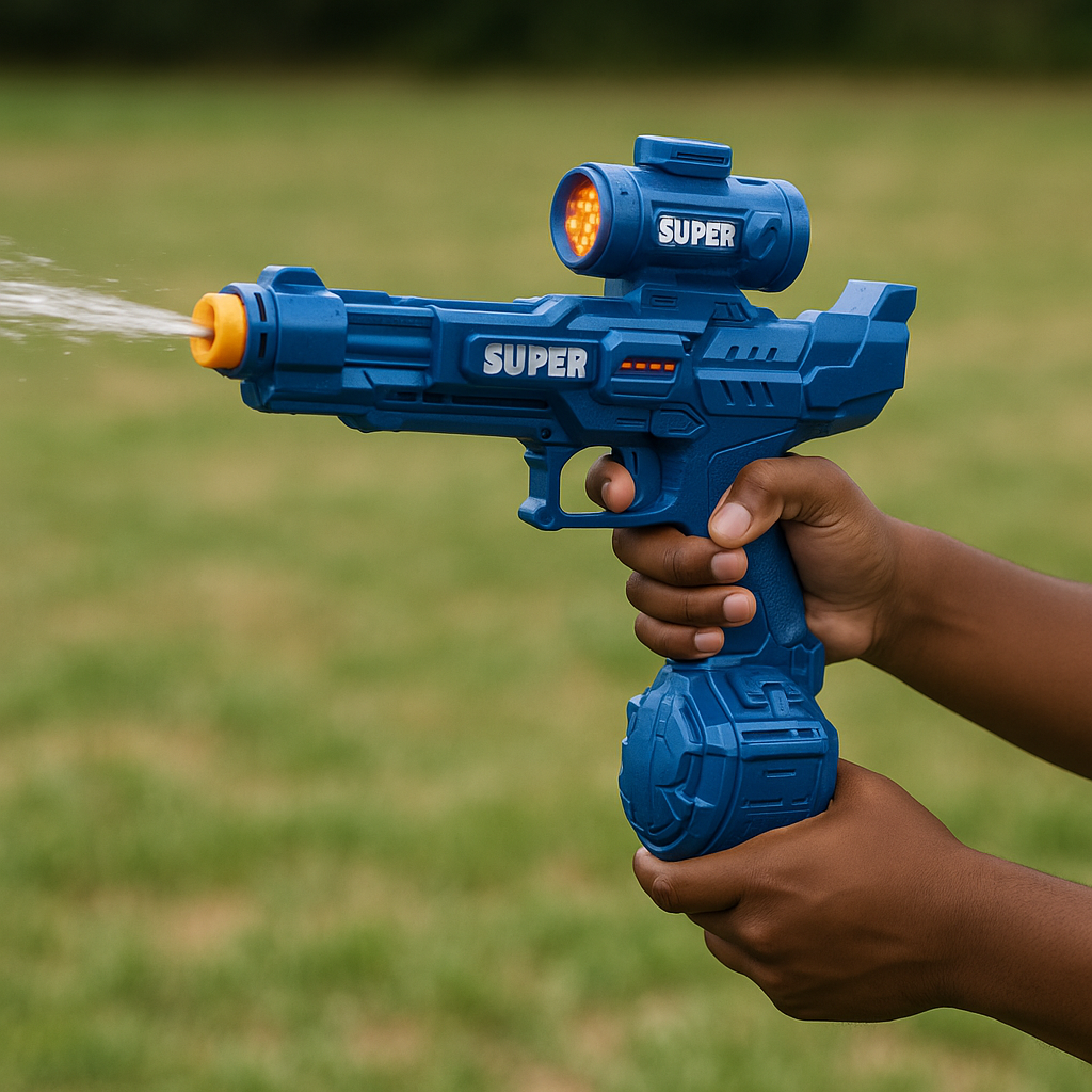 TRENDY TOYS Electric Continuous Water Gun Kids Age 3+ Blue Super Soaker