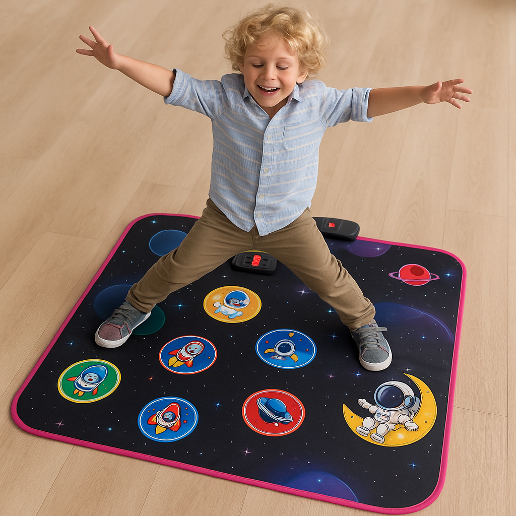 Kids Dance Playmat 5-Level Touch Sensitive LED 28 Songs Score Board Age 3+