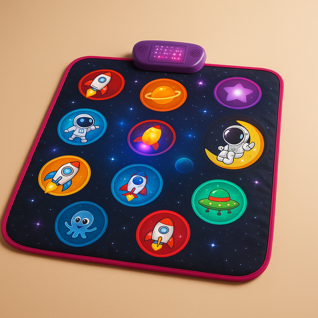 Kids Dance Playmat 5-Level Touch Sensitive LED 28 Songs Score Board Age 3+