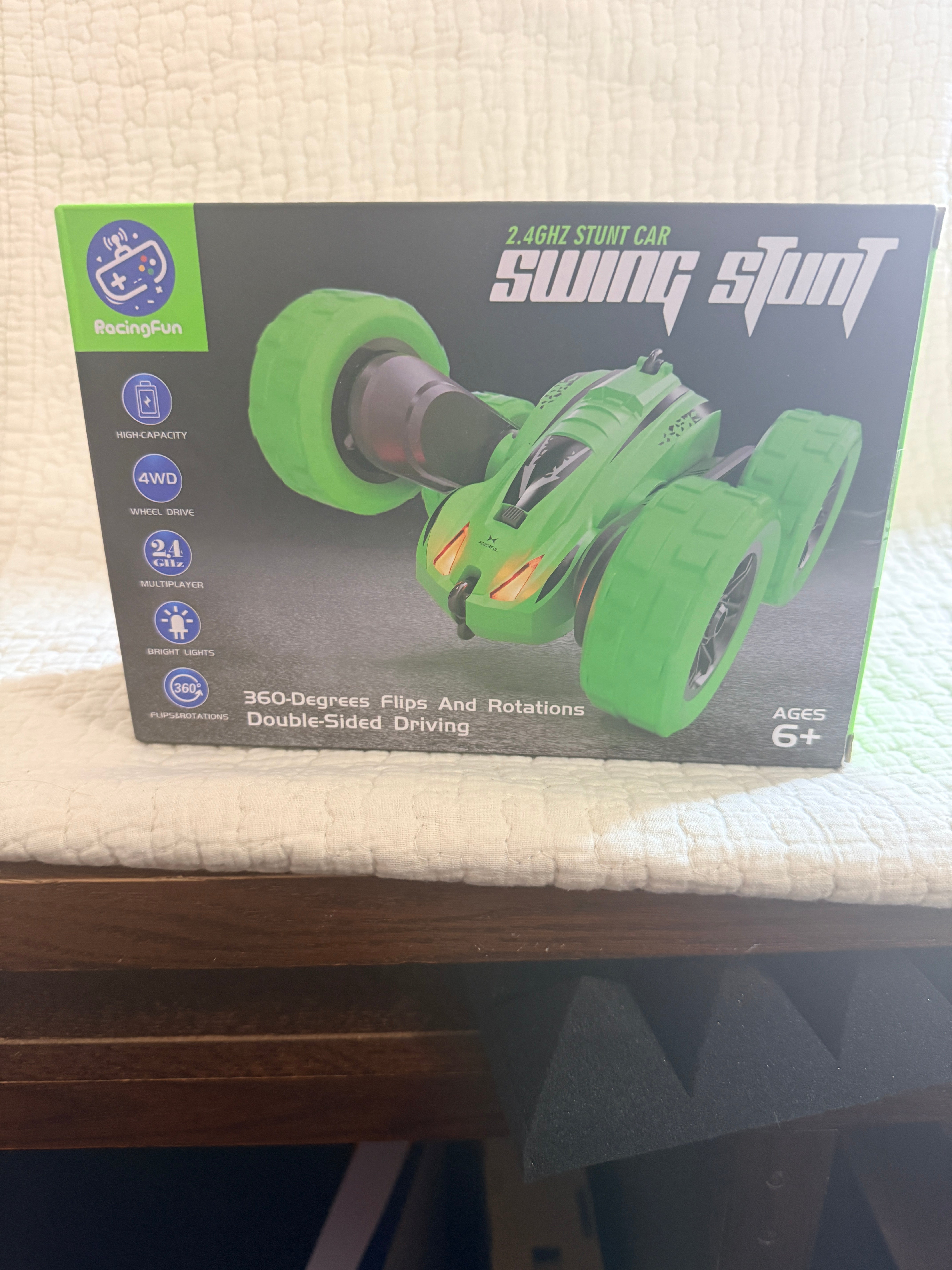 EagleXstar Swing Stunt RC Car 2.4GHz 360 Flip Double-Sided Ages 6+
