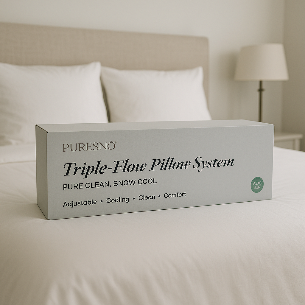 PureSnoo Triple-Flow Cooling Pillow Gel Side Sleeper