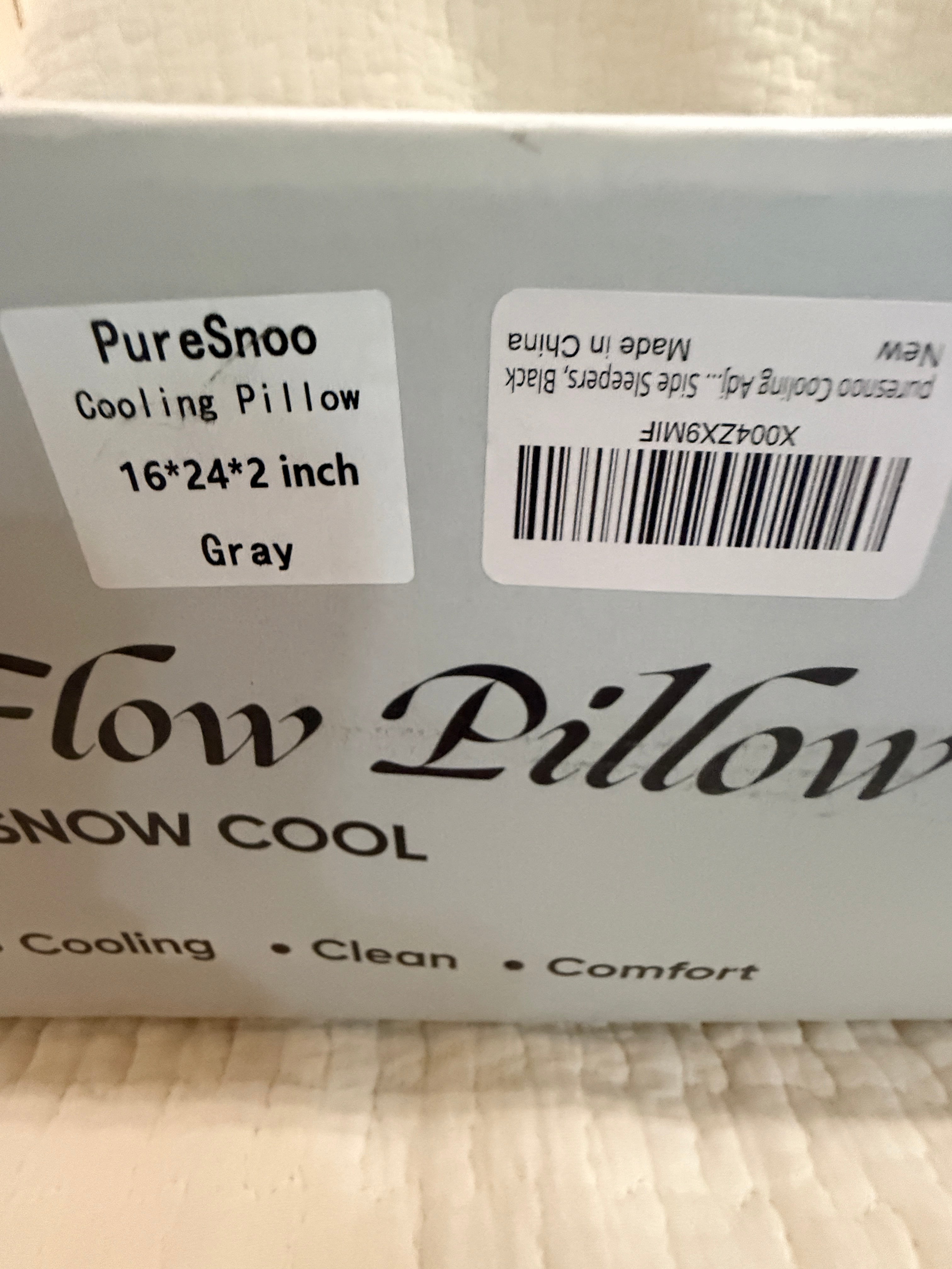 PureSnoo Triple-Flow Cooling Pillow Gel Side Sleeper