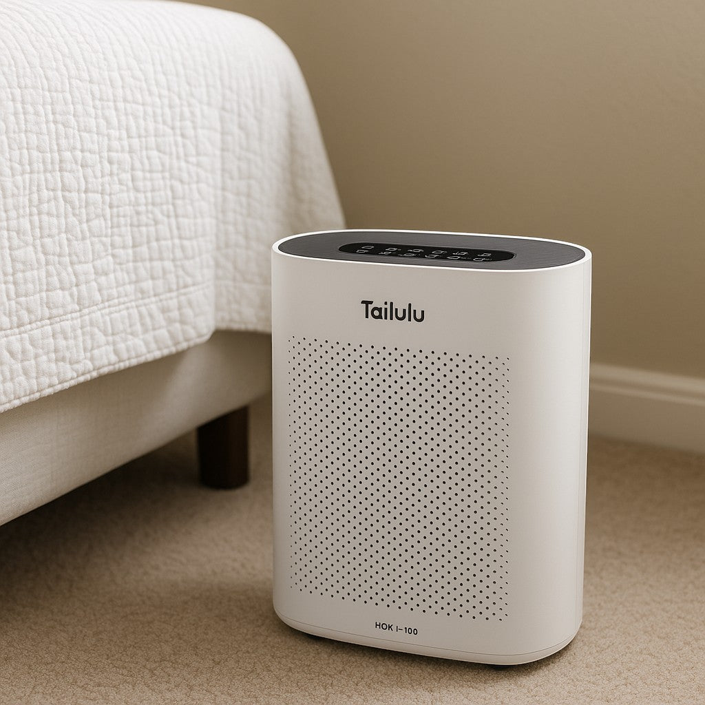 Tailulu Air Purifier HQKJ-180 True HEPA 3-Stage Child Lock