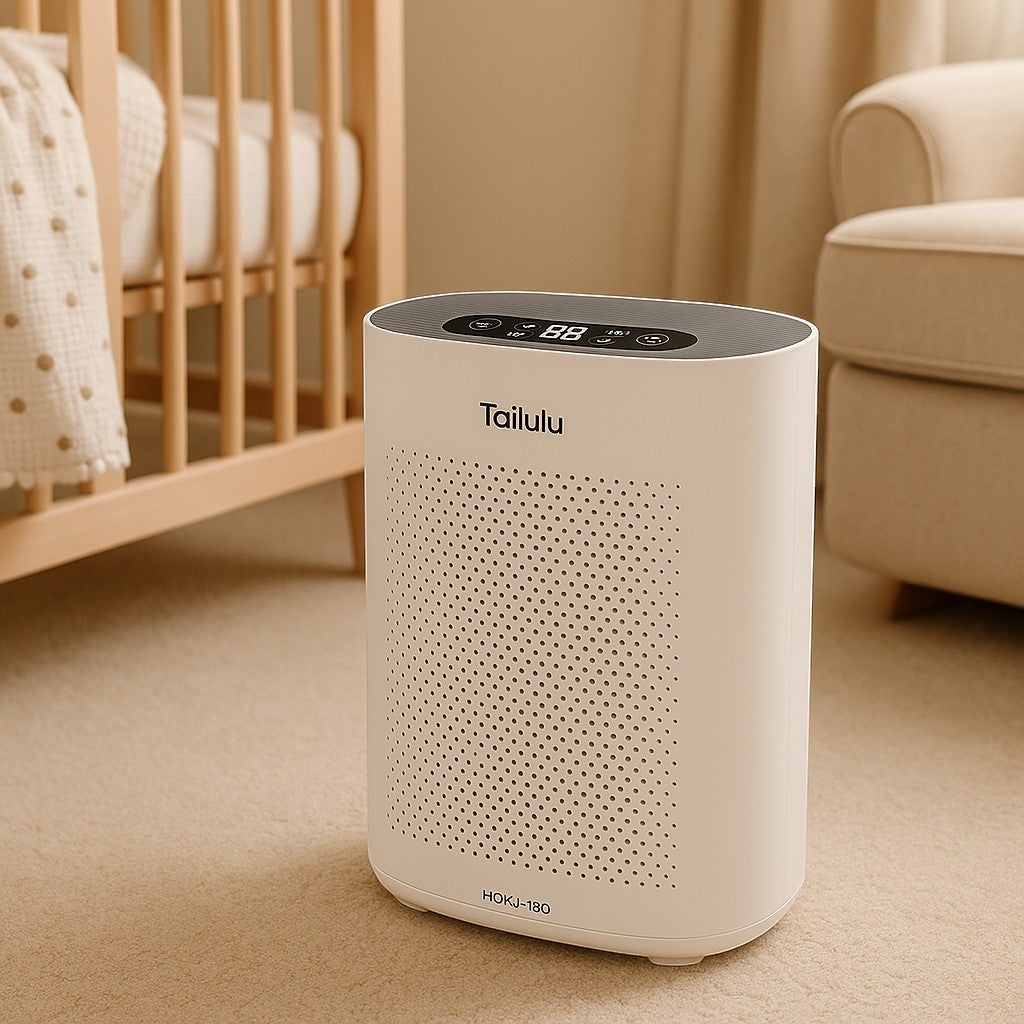 Tailulu Air Purifier HQKJ-180 True HEPA 3-Stage Child Lock