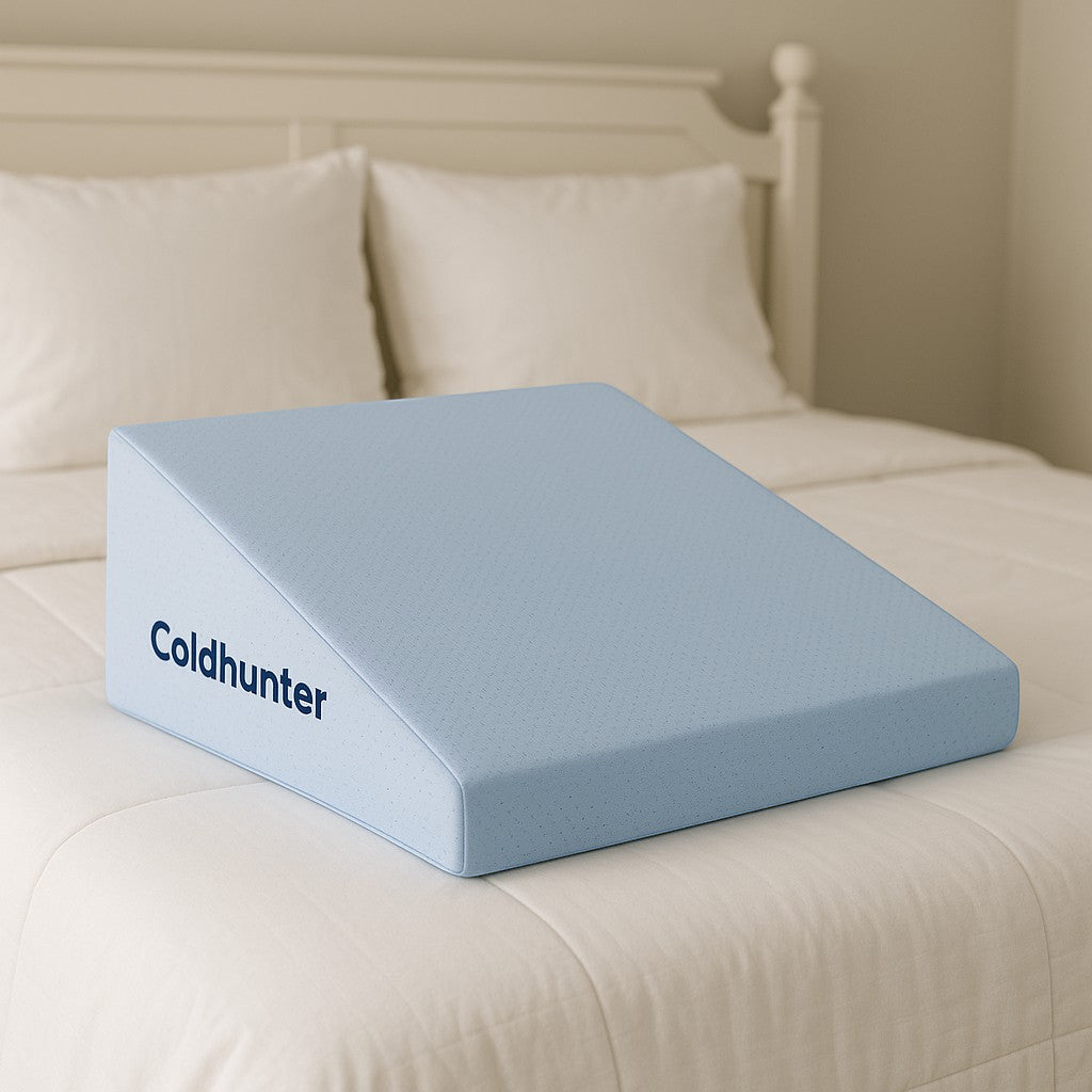 Coldhunter Cooling Wedge Pillow Gel Memory Foam 24x24x7.5