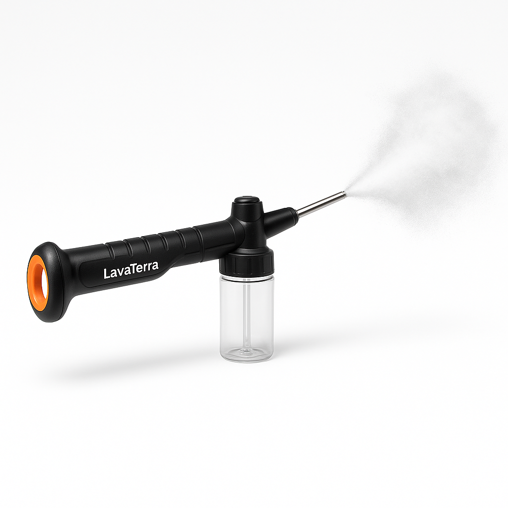 LavaTerra Powder Duster Retractable Garden Pest Applicator