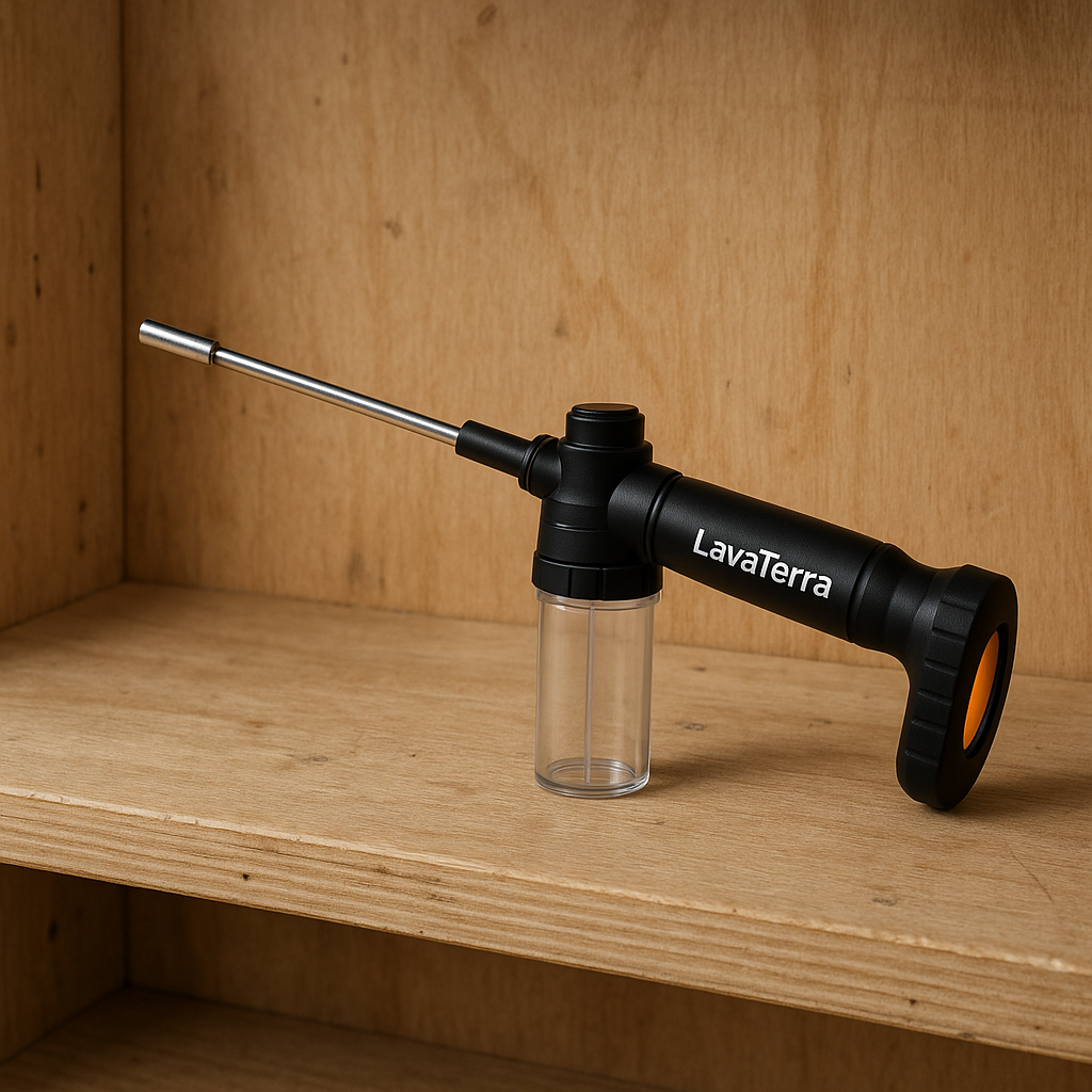 LavaTerra Powder Duster Retractable Garden Pest Applicator