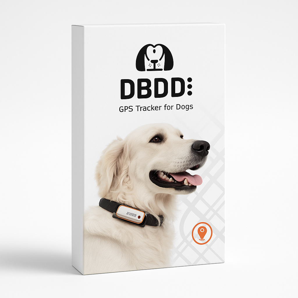 DBDD GPS Tracker for Dogs Real-Time Pet Locator Collar