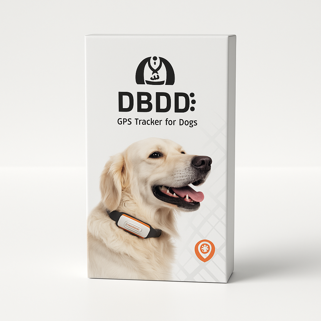 DBDD GPS Tracker for Dogs Real-Time Pet Locator Collar