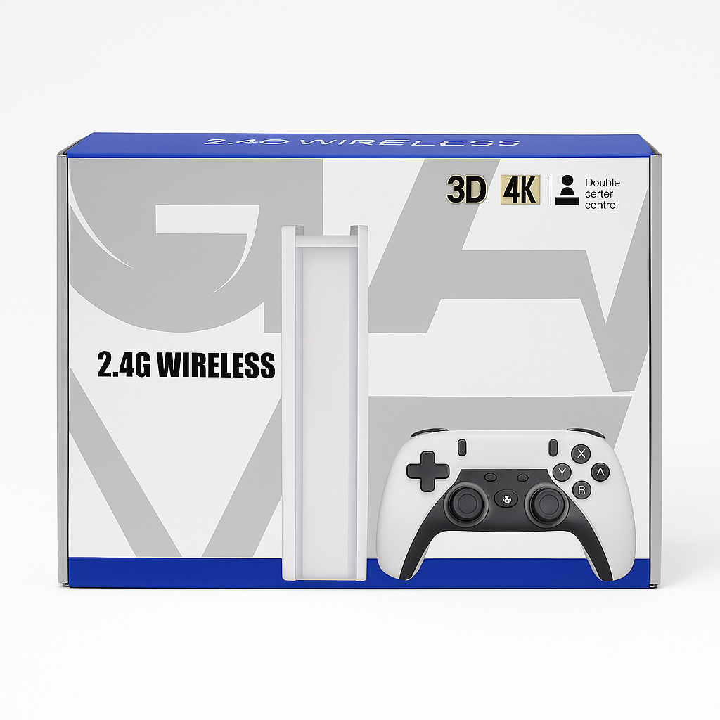 Retro Game Stick 4K HD 2.4G Wireless Double Controllers