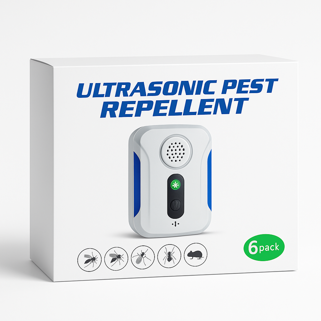 Ultrasonic Pest Repellent 6 Pack Plug-In Indoor Repeller
