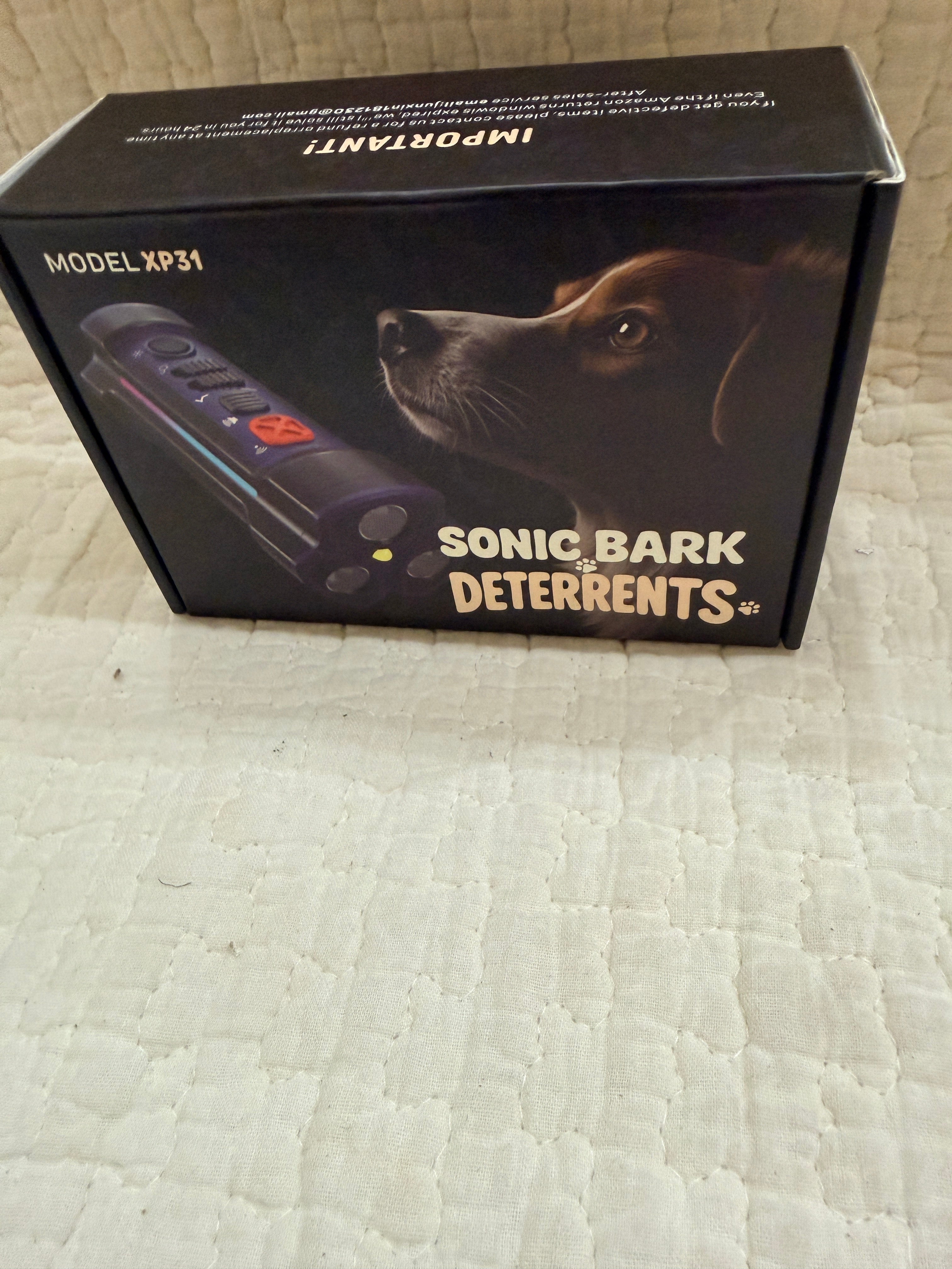 Sonic Bark Deterrent XP31 Ultrasonic Anti-Bark Device