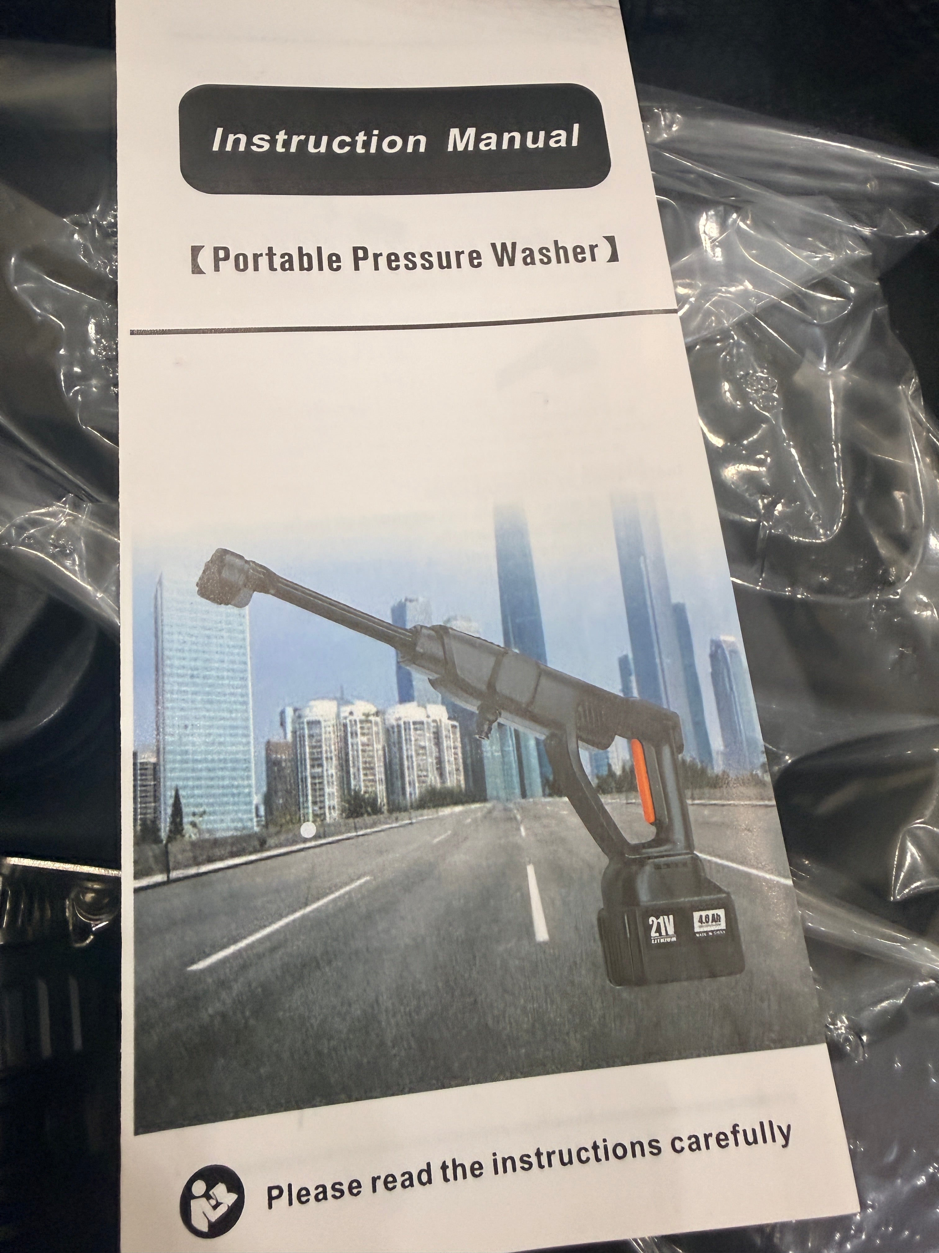 Beiguoo Cordless Portable Pressure Washer 21V Kit