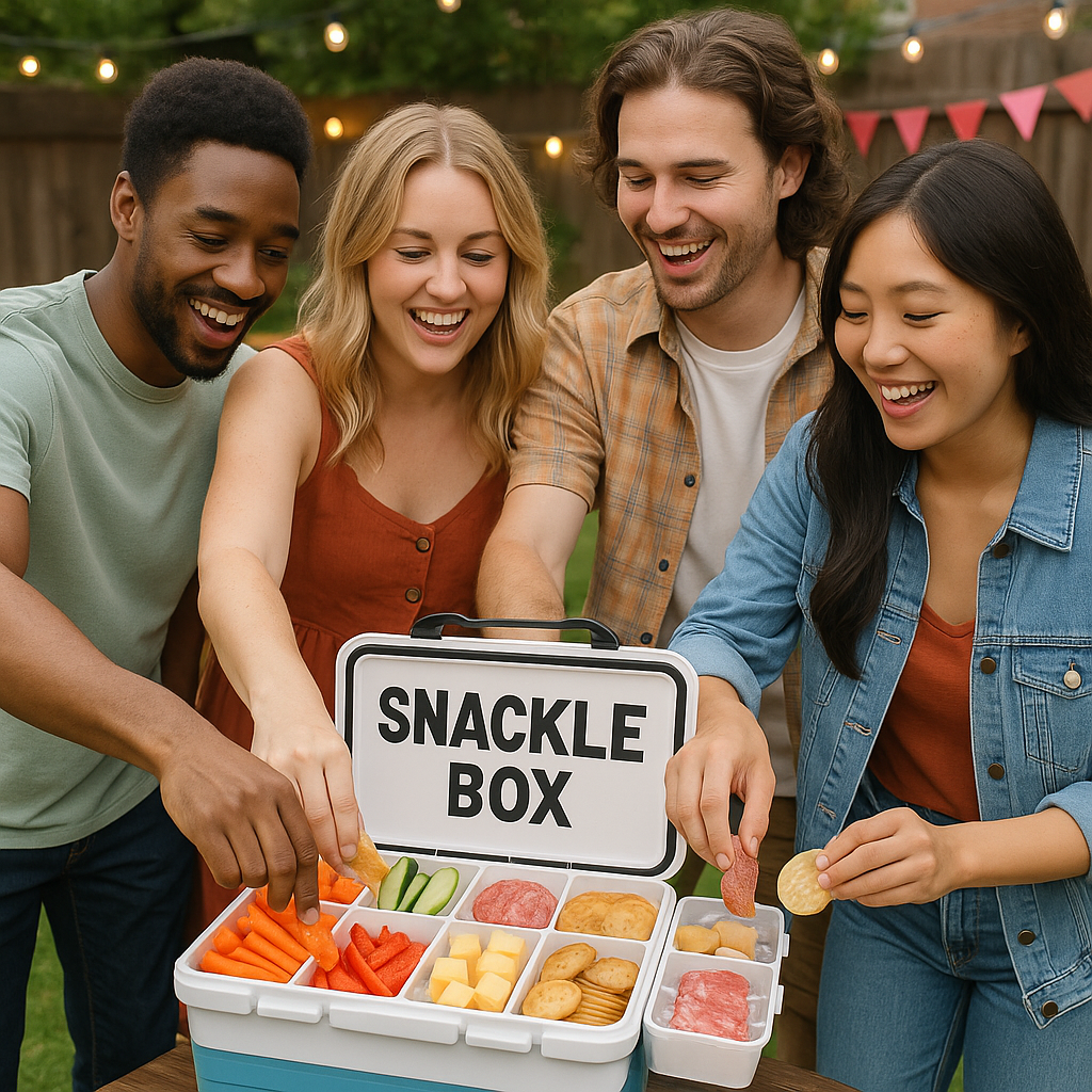 Chilled Snackle Box Portable Snack Container with Ice