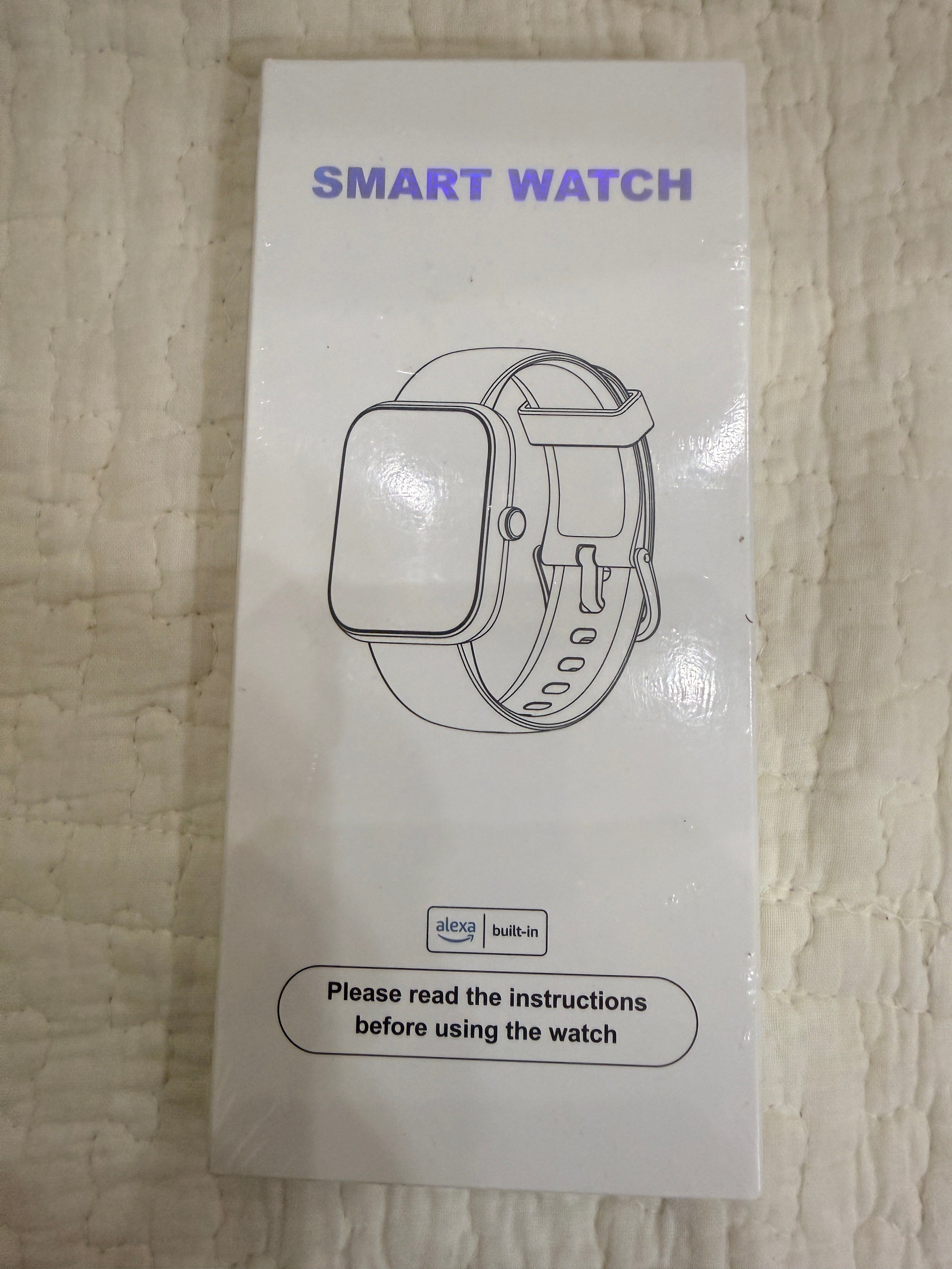 Smart Watch Fitness Tracker Alexa Built-In Touchscreen