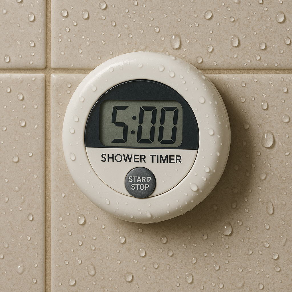 NOKLEAD Shower Timer Waterproof Magnetic Digital 6252