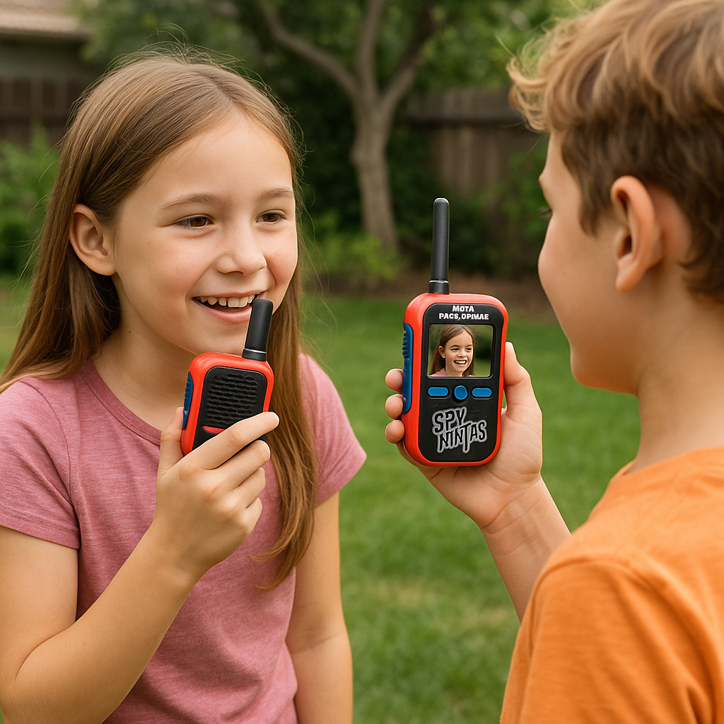 Kids Video Walkie Talkies 2-Pack Rechargeable Ages 3+