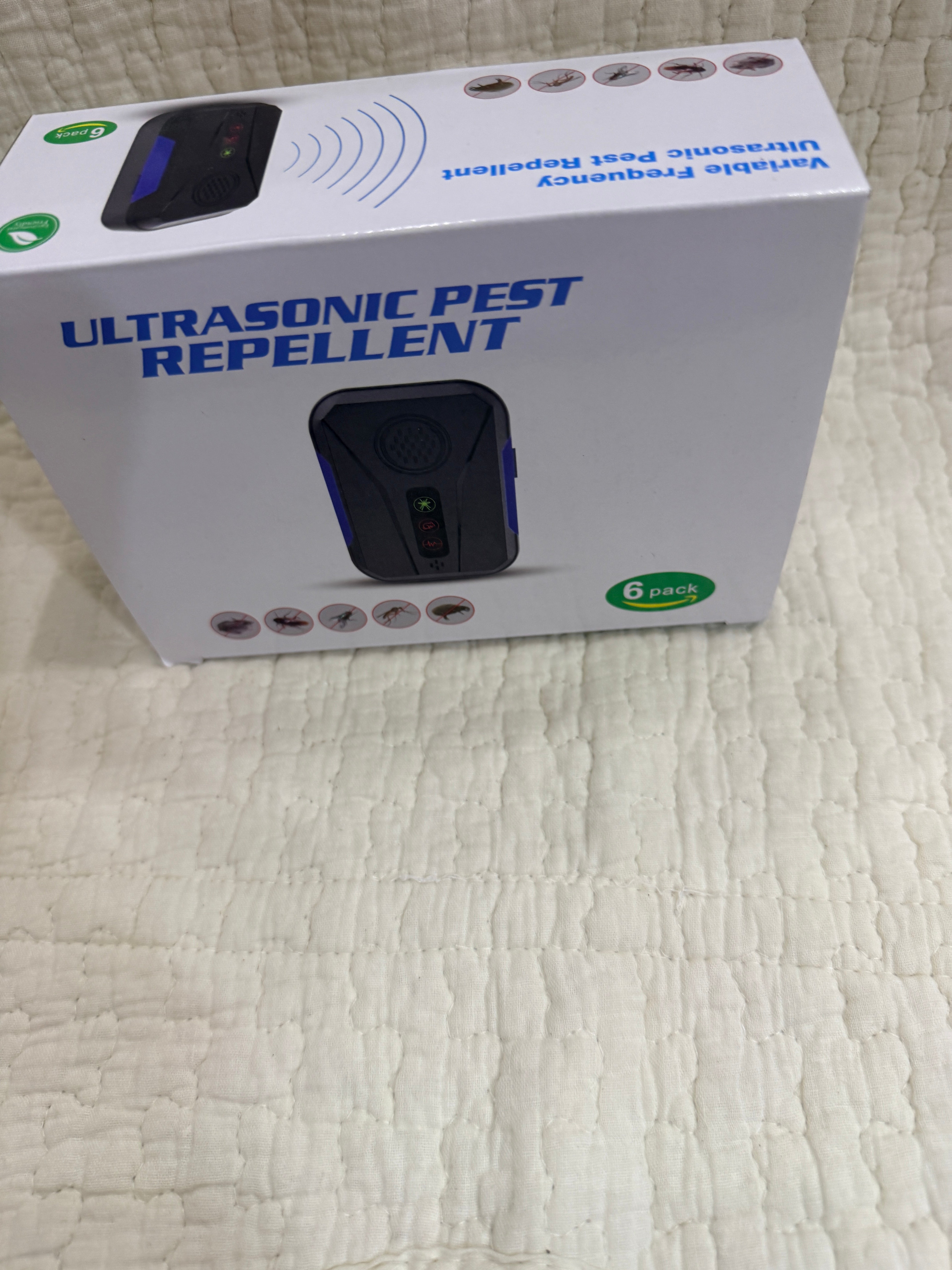 Ultrasonic Pest Repellent 6-Pack Plug-In Indoor Repeller