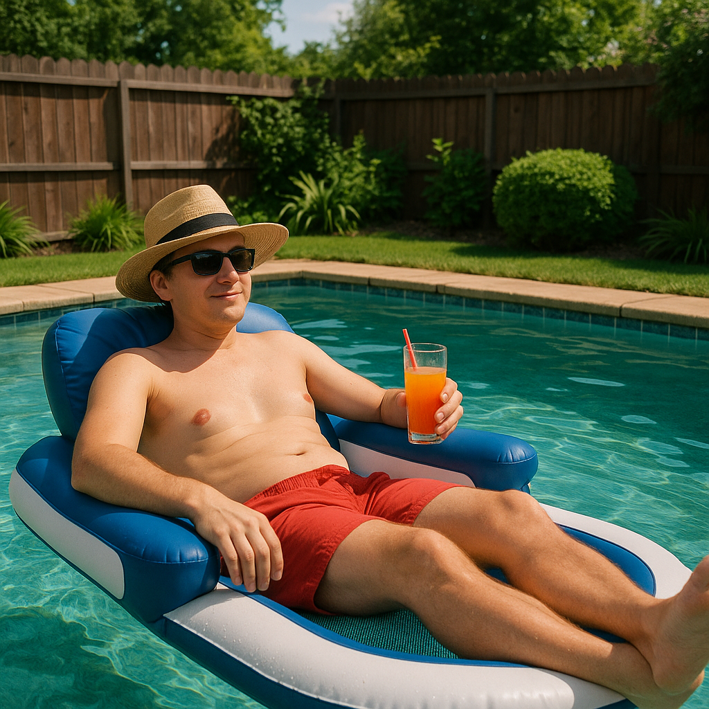 Inflatable Pool Float Chair Water Lounger XLFC-B