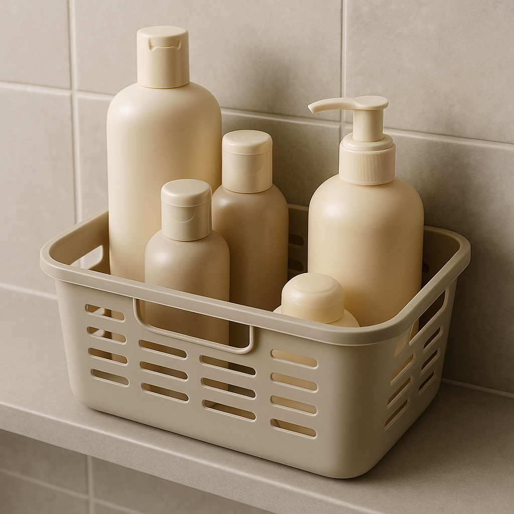 Portable Shower Caddy Organizer Basket with Handle