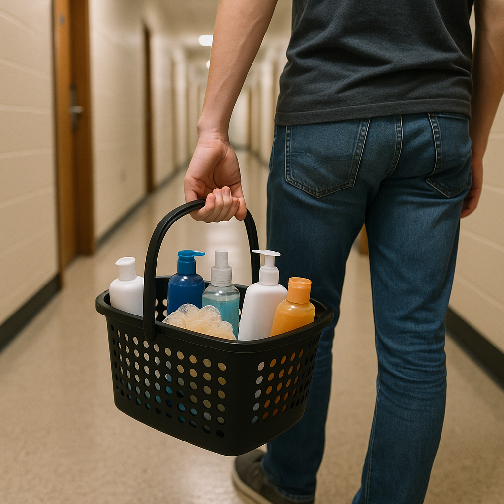 Portable Shower Caddy Organizer Basket with Handle