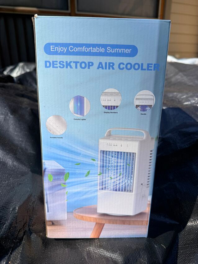 Desktop Air Cooler Portable Mini Evaporative AC Fan