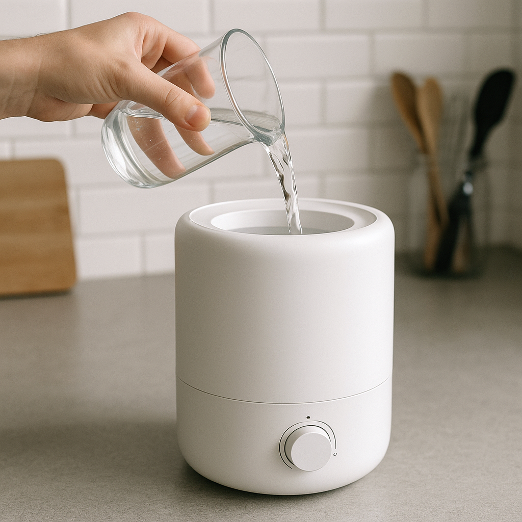 KZF Cool Mist Humidifier ZG-521 Large Tank White