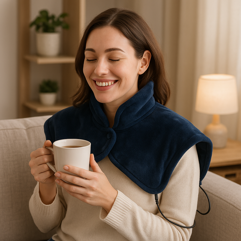 Cordless Shoulder Heating Pad Heated Massage Wrap