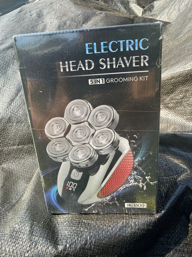 Electric Head Shaver 5-in-1 Grooming Kit JK-1800