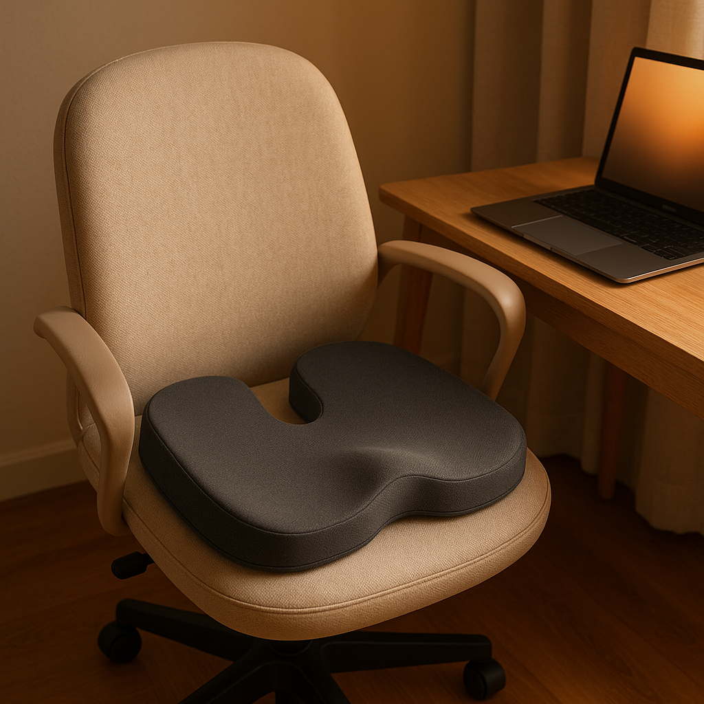 Kixstanfit Smart Heated Massage Seat Cushion