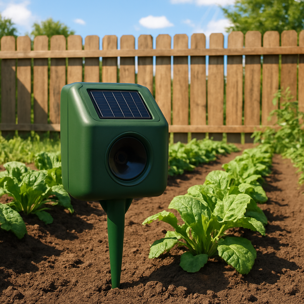 Ultrasonic Animal Deterrent Solar Repeller AR51