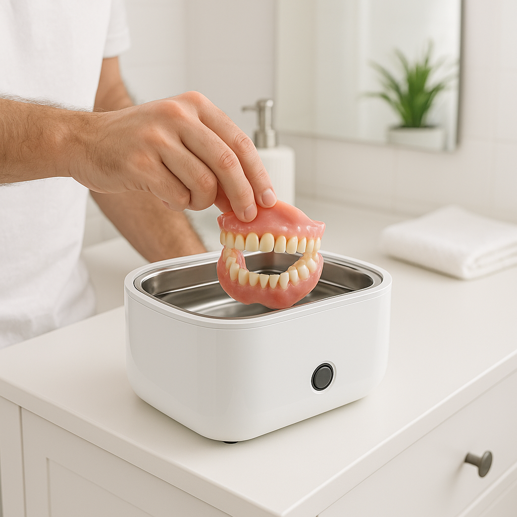 Ultrasonic Cleaner for Dentures Retainers & Jewelry