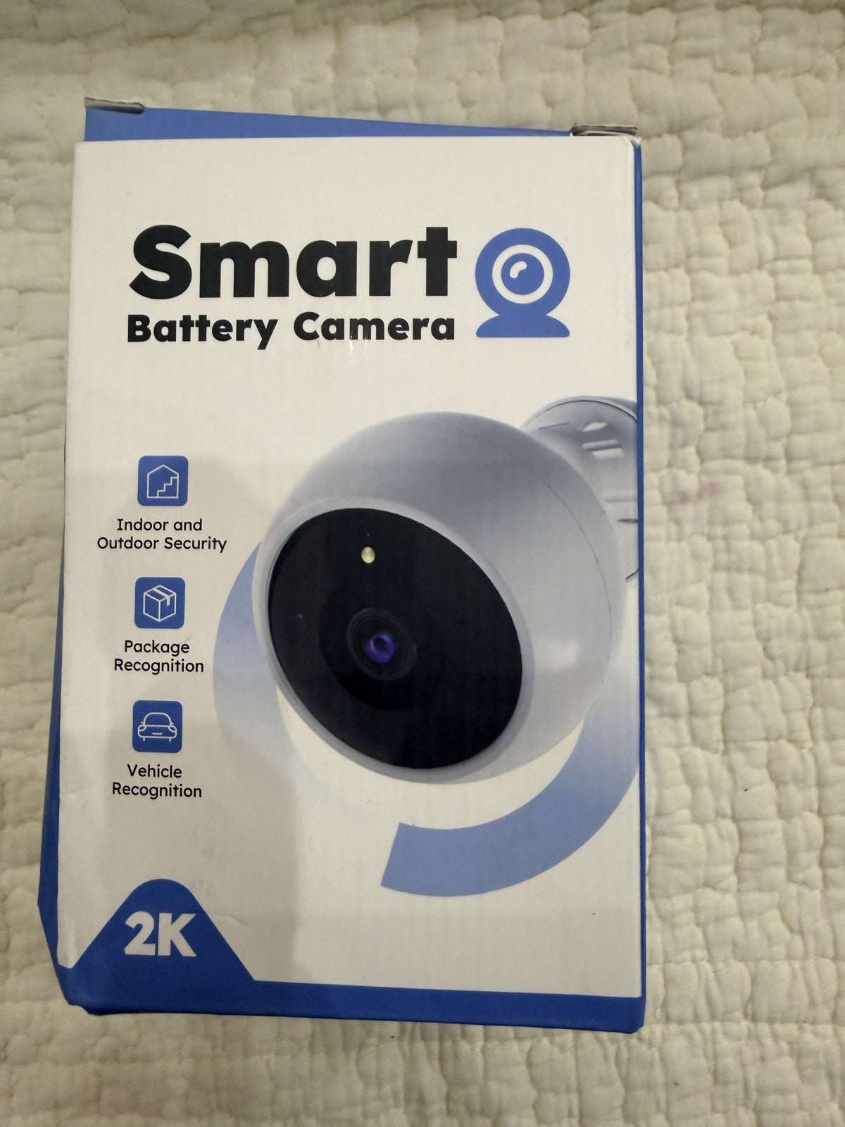 2K Smart Battery Security Camera Indoor Outdoor
