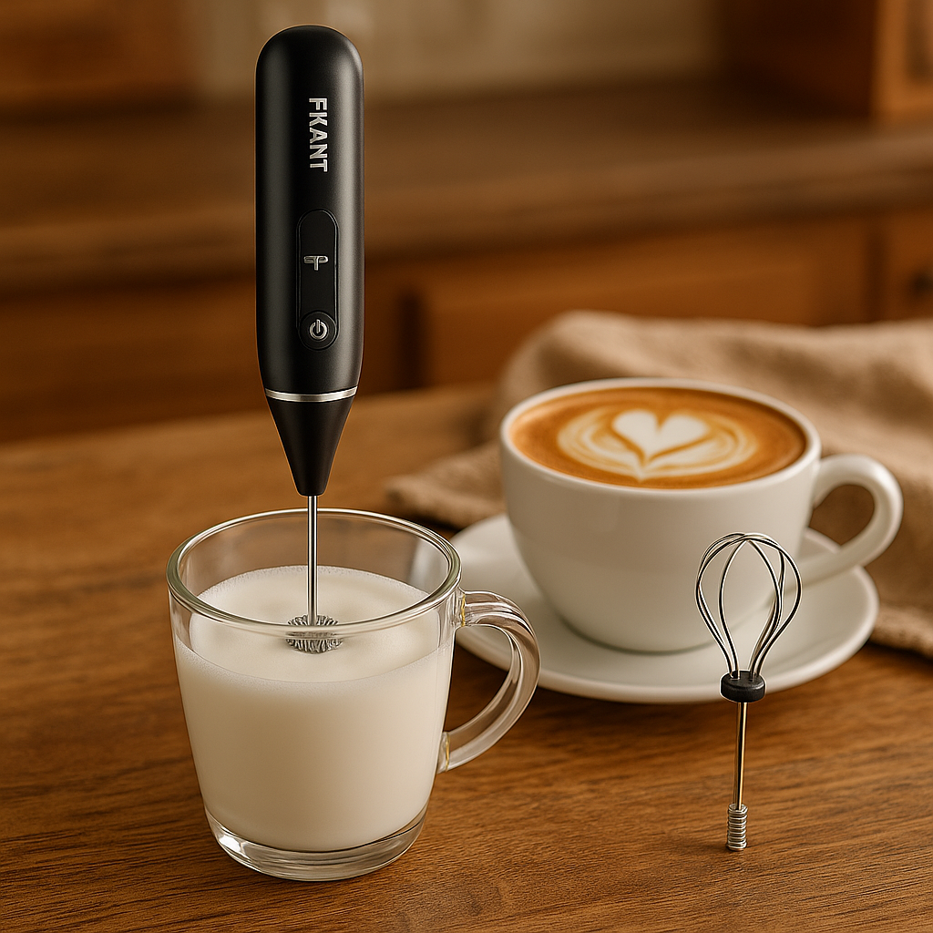 FKANT Adjustable Milk Frother Black