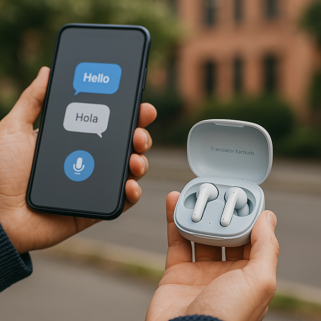 M3 TWS AI Voice Translator Earbuds Bluetooth 5.0