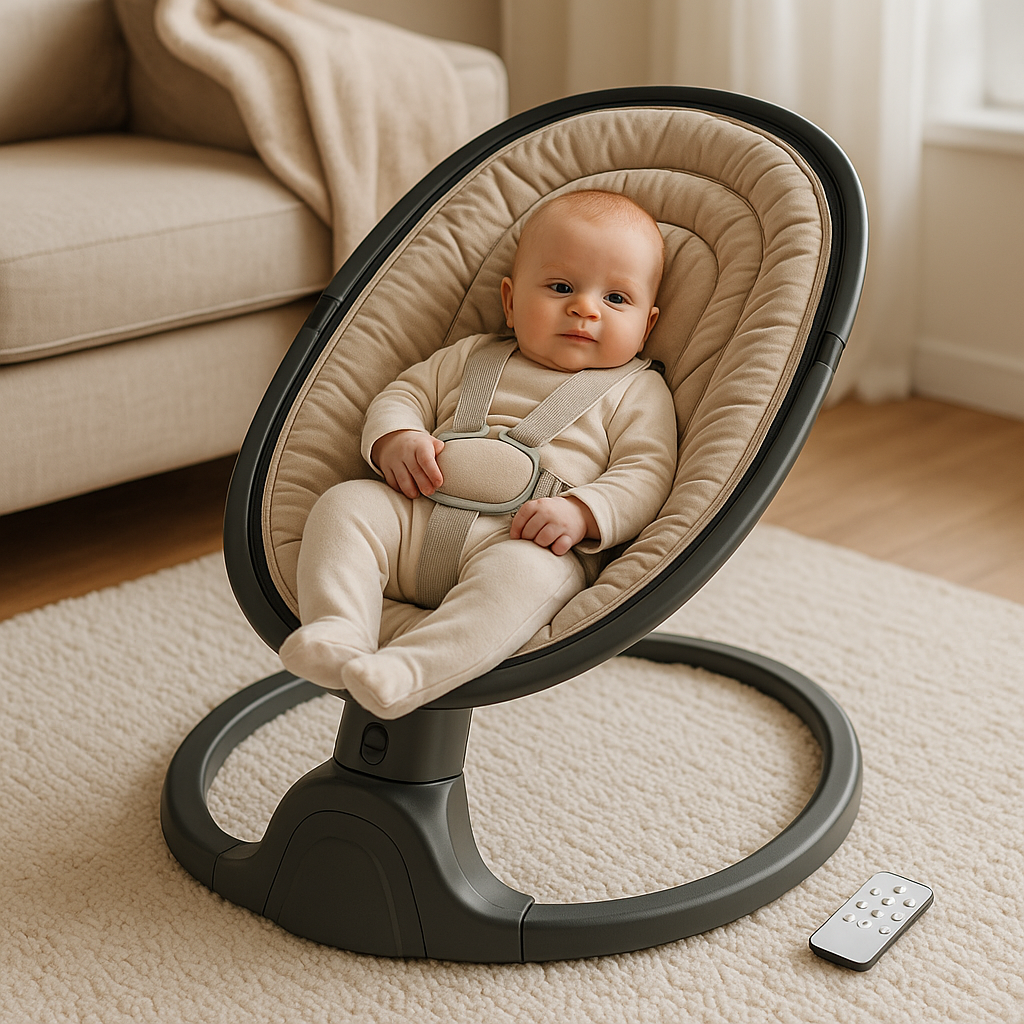 Intelligent Baby Swing Chair 5-Gear with Remote