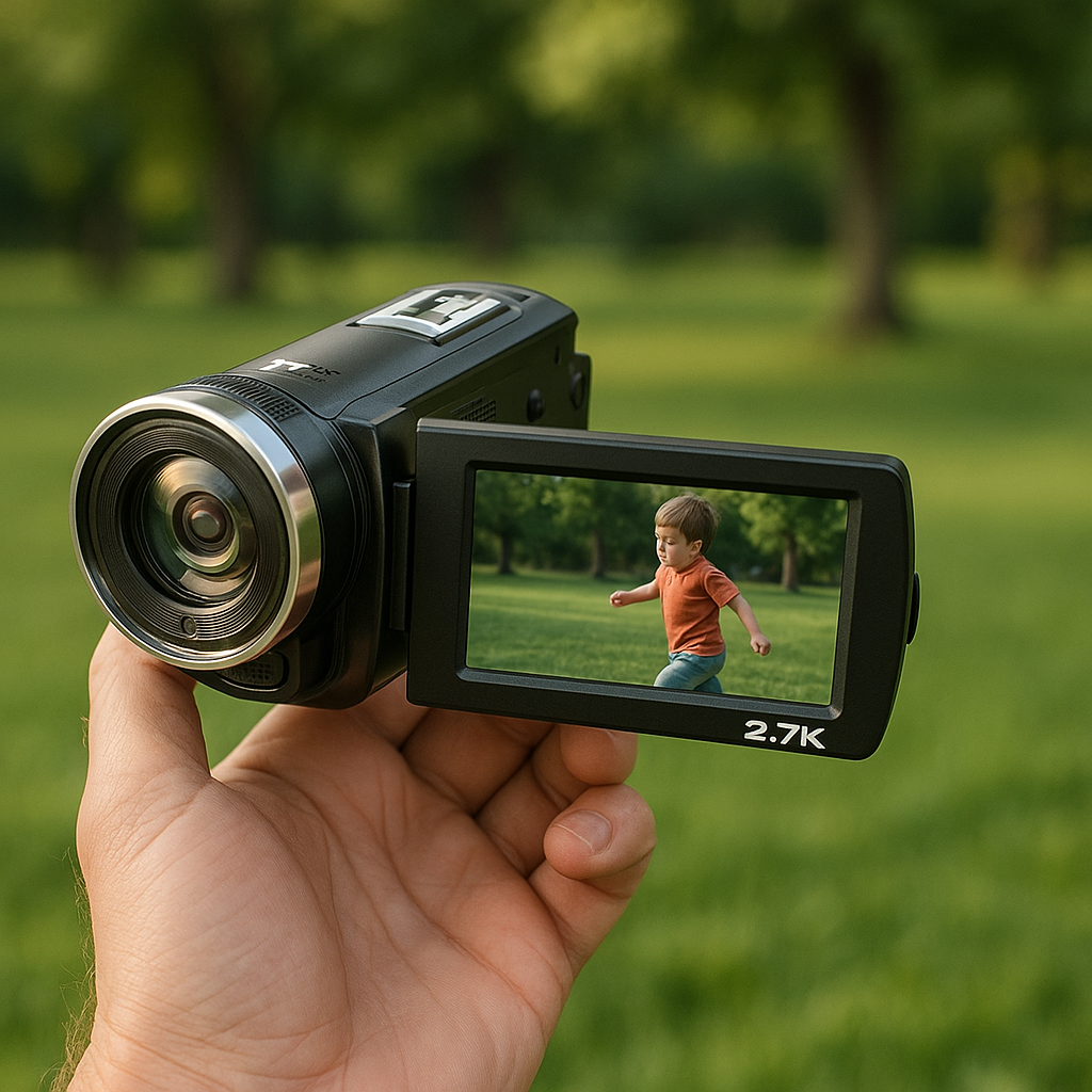 Tixeuo 2.7K Video Camera 56MP 16X Zoom