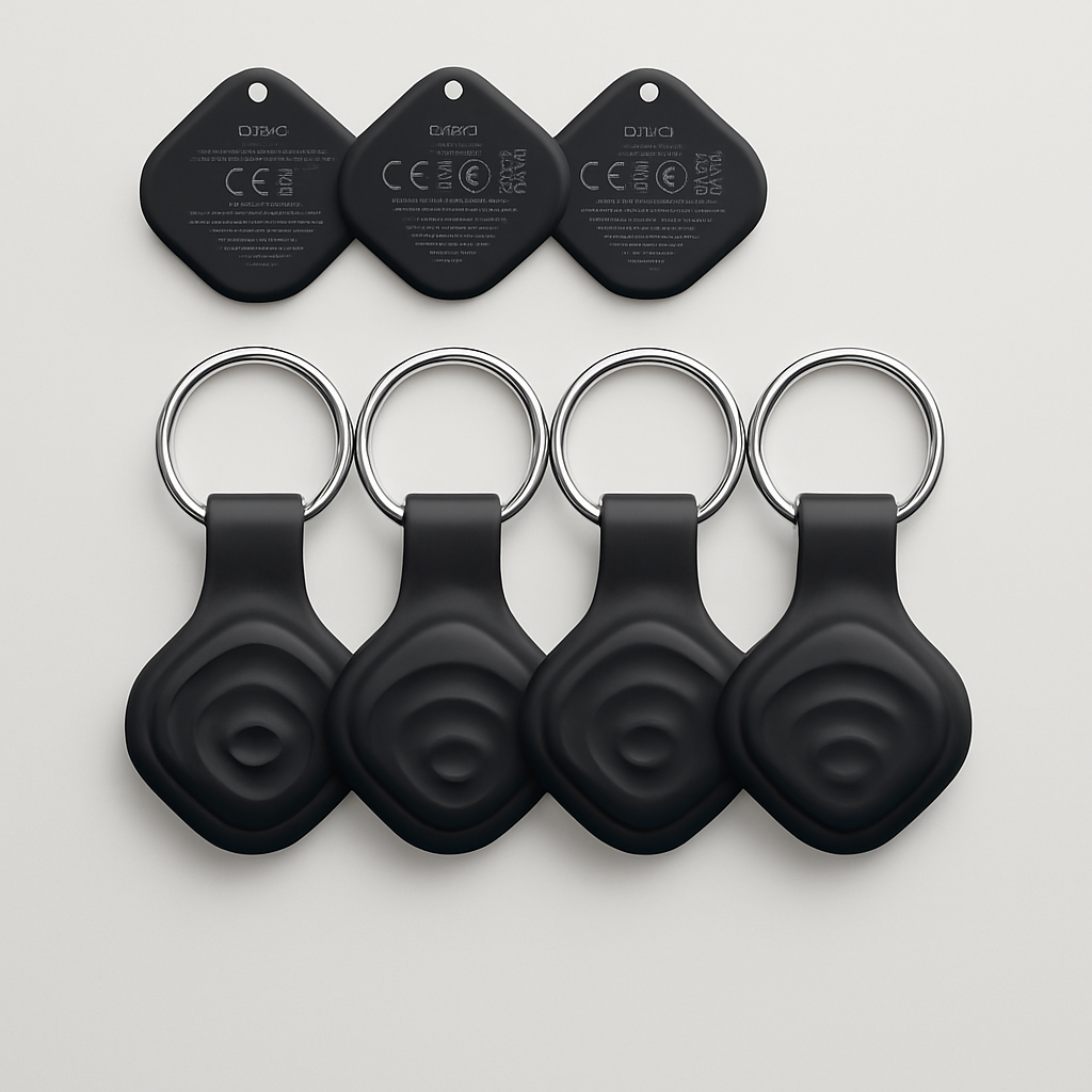 InCard Tagigo Smart Tag 4-Pack Keychain Tracker