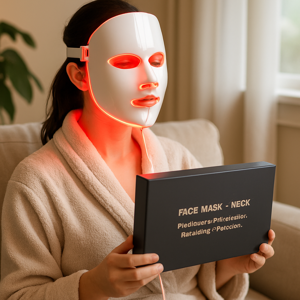 Aimilove LED Red Light Therapy Face Neck Mask