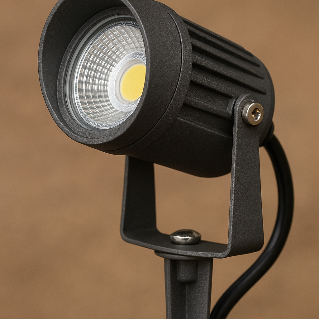BYQY Outdoor LED Spotlight for Yard with Remote