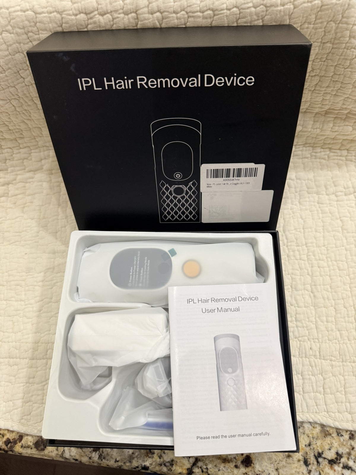 IPL Laser Hair Removal Device with Goggles