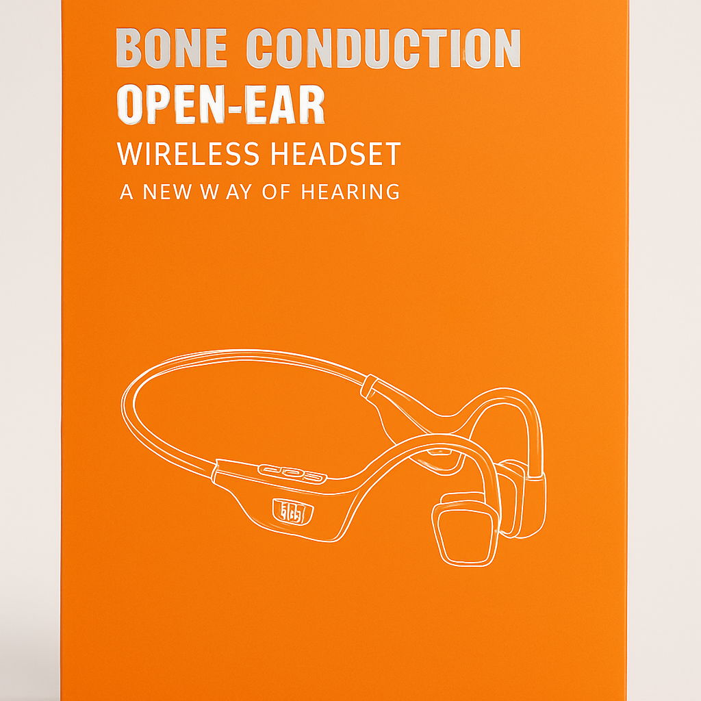Arclea Bone Conduction Headphones Black Neon Green