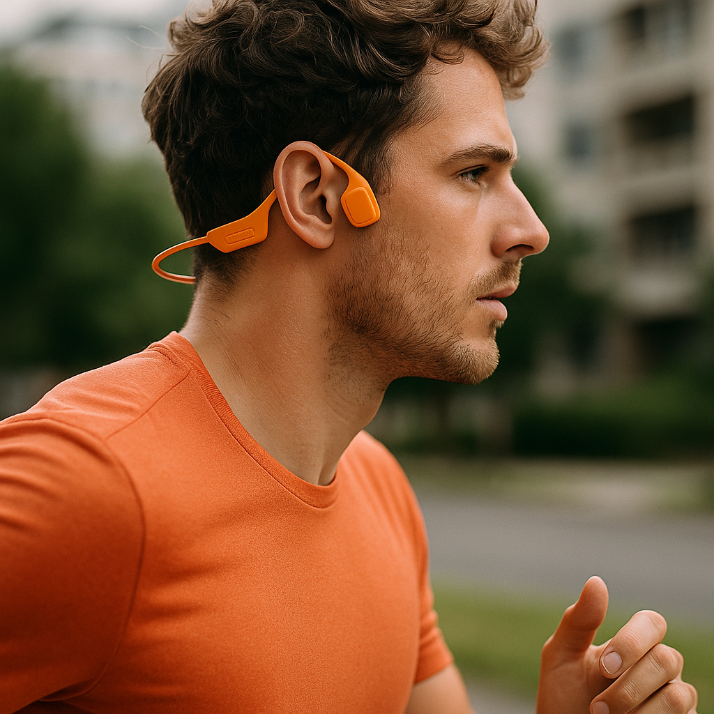 Arclea Bone Conduction Headphones Black Neon Green