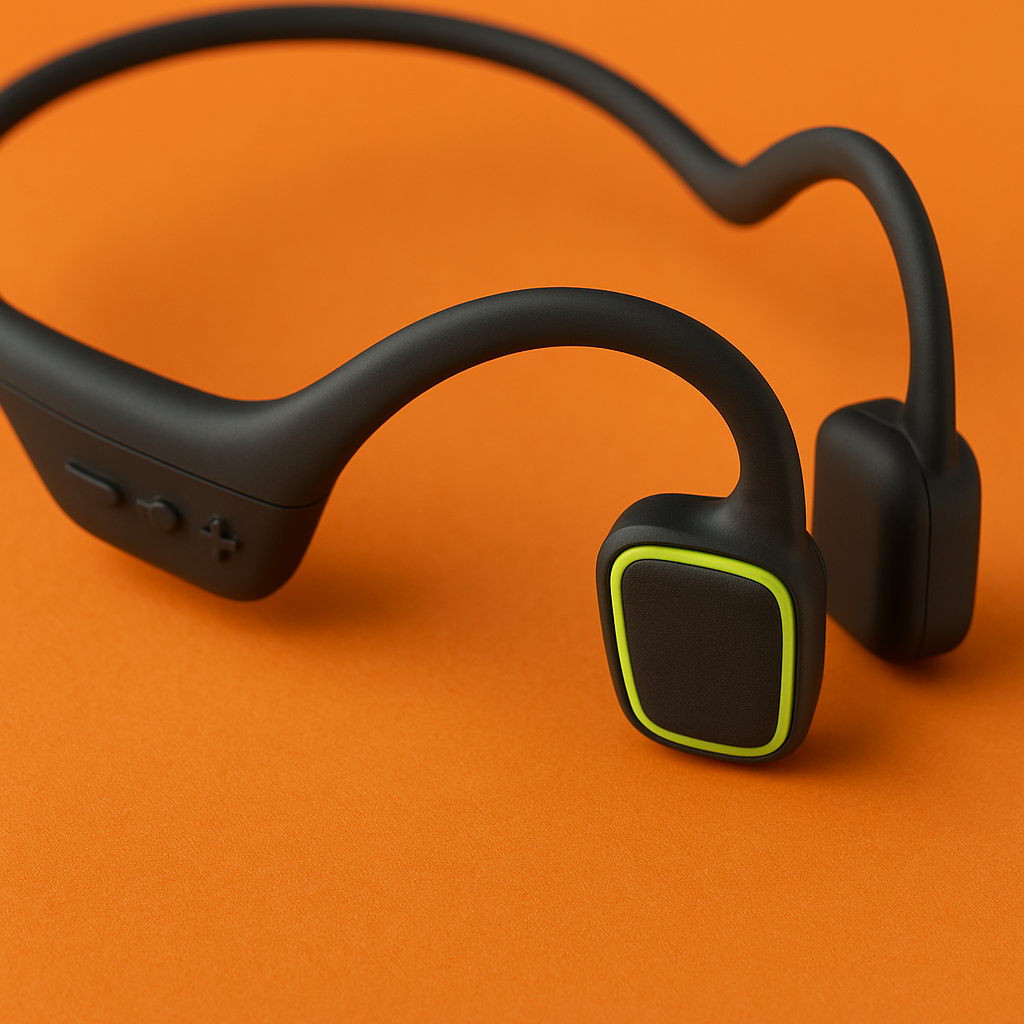 Arclea Bone Conduction Headphones Black Neon Green