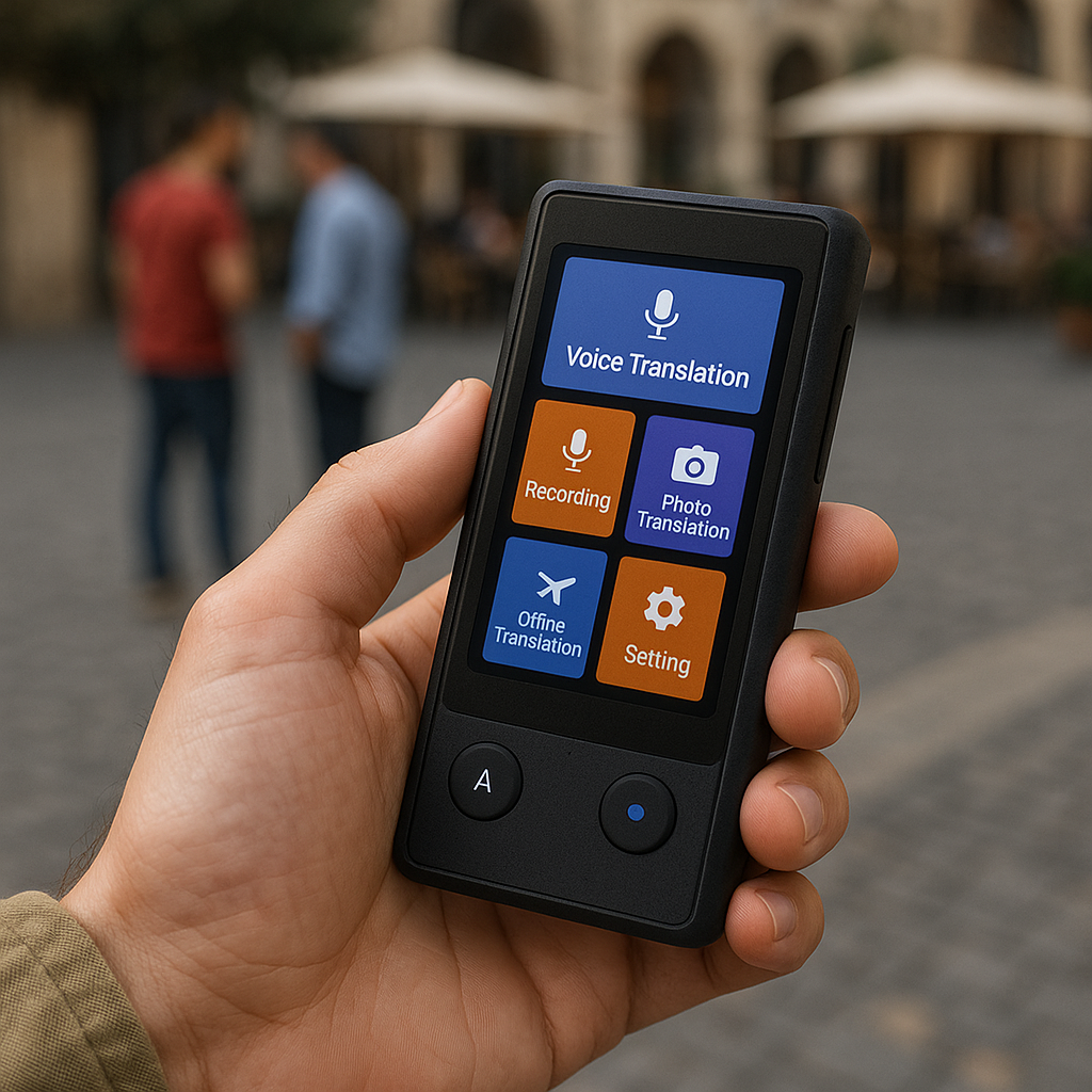 XUPURTLK AI Voice Translator Device with Case